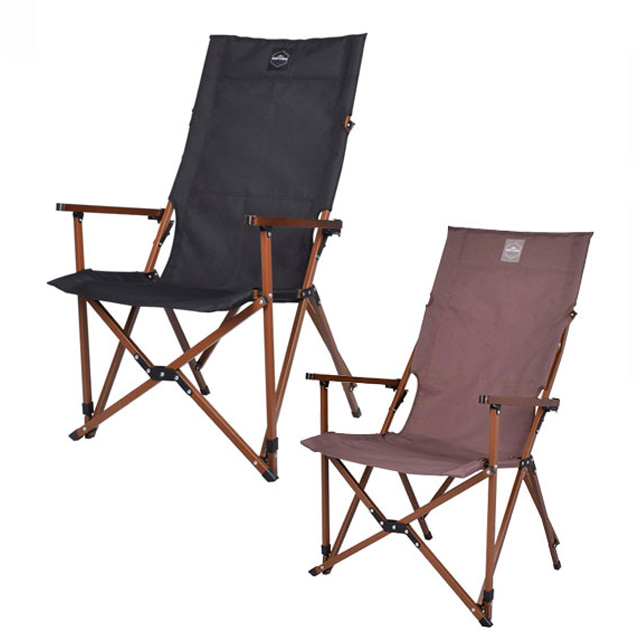 몬테라 MONTERRA 우드 롱 릴렉스 체어  2가지색상 접이식 휴대용 야외용 낚시 캠핑 의자
