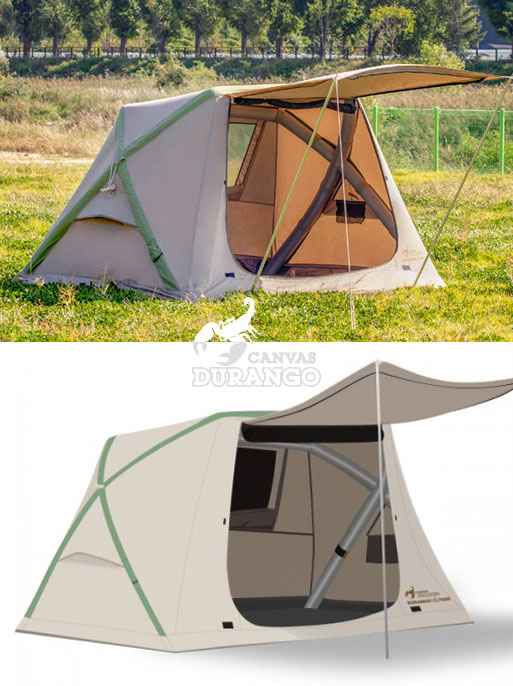 듀랑고 에어 4(FOUR) [5월25일순차발송예정 예약] [예약 10%할인] 캔버스 면 캠핑 텐트