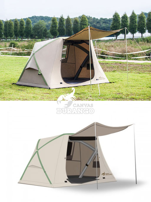 듀랑고 에어 미니 [6월 22일 발송 예정] 2인용 면 코튼 캔버스 캠핑 텐트