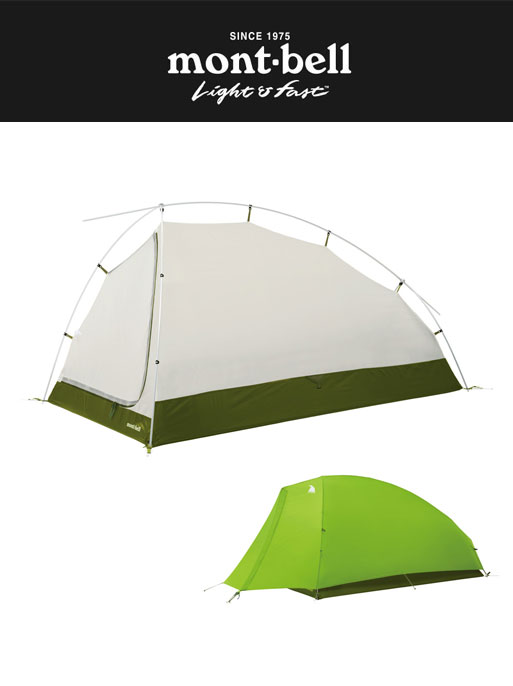 몽벨 문라이트 텐트 1 경량 백패킹 캠핑[라이트그린]