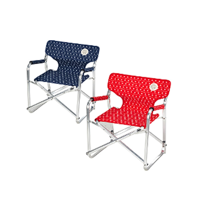 KOVEA 코베아 미니 마스터 체어Ⅱ 네이비 레드 접이식 야외용 휴대용 캠핑 의자