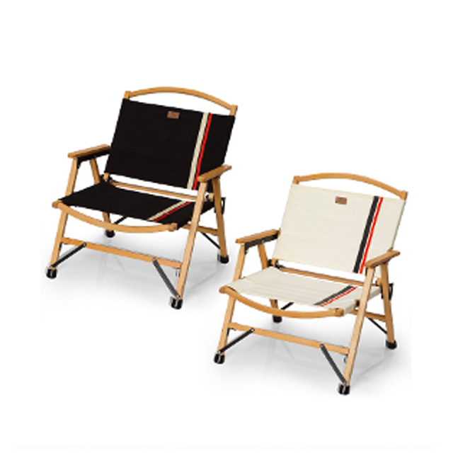 KOVEA 코베아 벨로우 우드 플랫체어 (2가지 색상) 접이식 휴대용 야외용 캠핑 의자