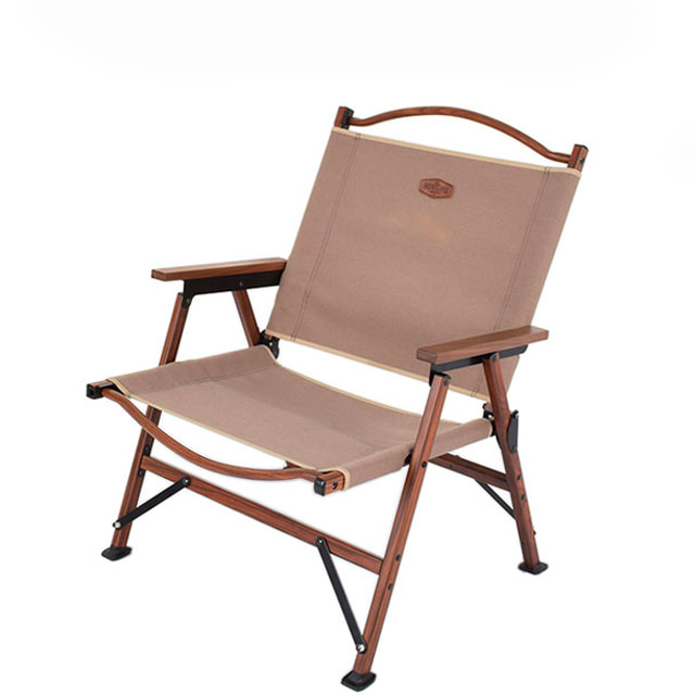 몬테라 우디 플랫체어 M (초코그레이) 접이식 휴대용 야외용 캠핑 의자