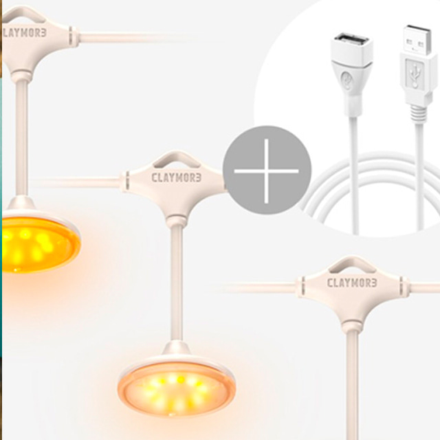 크레모아 UF5  충전식 LED USB 캠핑 랜턴 라이트그레이색