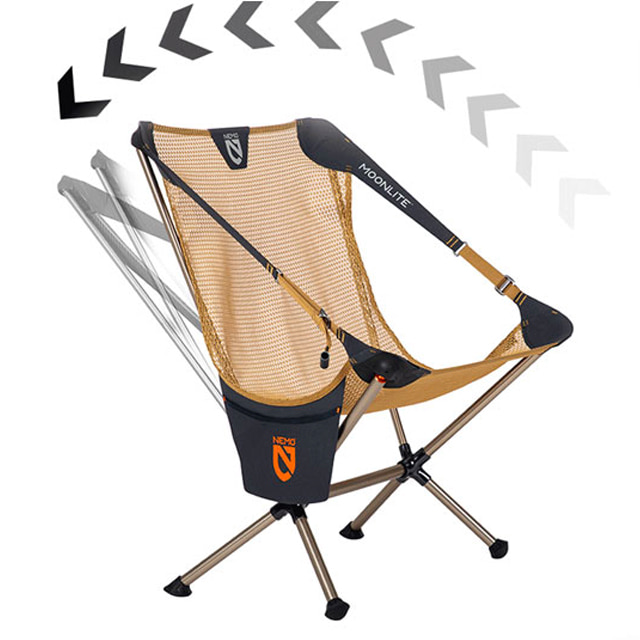 니모 문라이트 리클라이닝 x First Lite 필드 컬렉션 등각도 조절가능한 경량 백패킹 캠핑 의자