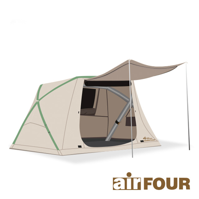 듀랑고 에어 4(FOUR)  캔버스 면 캠핑 텐트