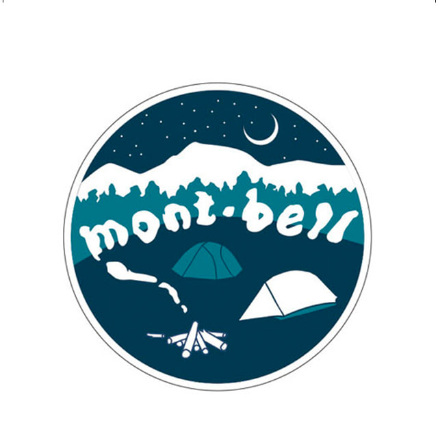 몽벨 montbell 스티커 캠프