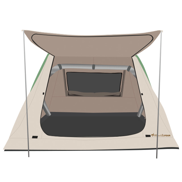듀랑고 에어 4(FOUR)  캔버스 면 캠핑 텐트